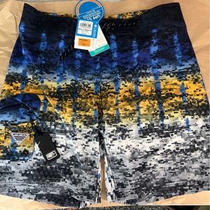 Columbia PFG OFFSHORE CAMO FADE Board Shorts  Mens 38  Trunks Fish NEW w/ TAGS